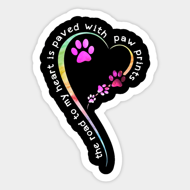 Dogs always fill the human's heart with love Sticker by TeeAbe